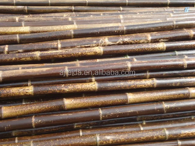 black bamboo pole for decoration, black bamboo pole for architectural decoration, agricultural bamboo pole black bamboo