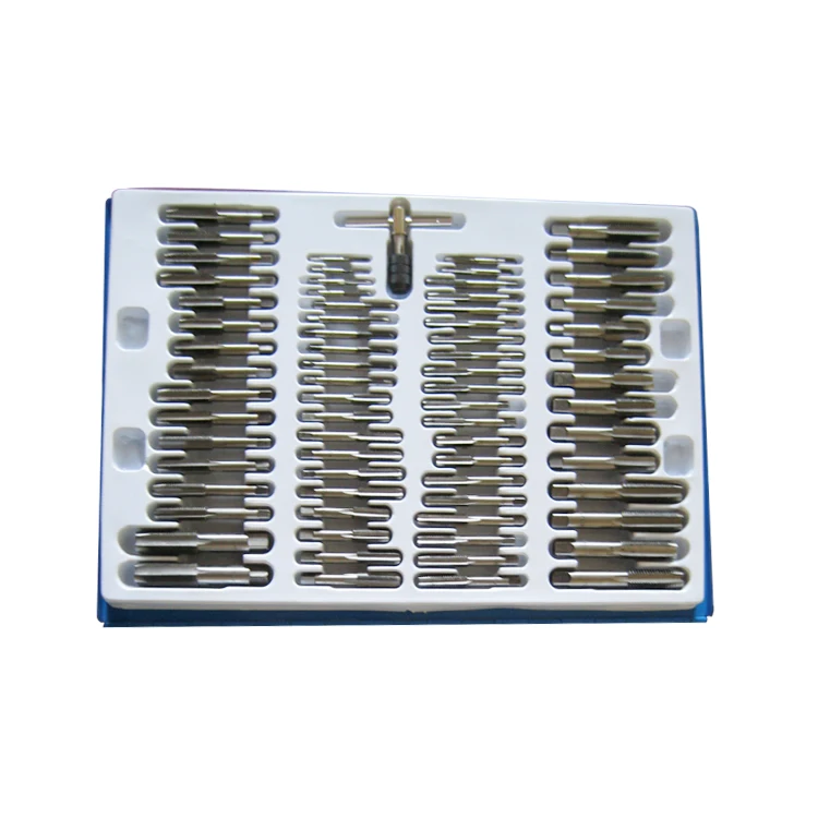 110Pcs Juego Machos Y Terrajas Metric Titanium Tap and Die Set for Thread Tapping and Cutting in Metal Box