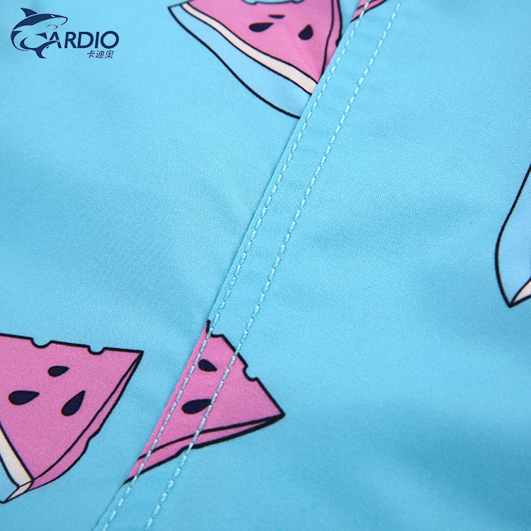 watermelon print quick-dry Swim Trunk  Australian design beach shorts  digital printing 100% polyester track boardshorts