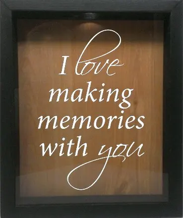 Ticket Holder Decorative deep shadow box picture frame