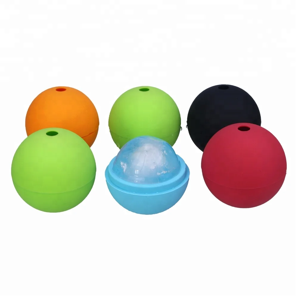 Round Silicone Ice Ball Mold Large Whisky Ball Mold Ice Cream Molds