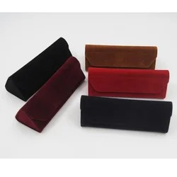 Лидер продаж 2023 года, цветной Складной футляр для солнцезащитных очков из бархатной ткани на заказ