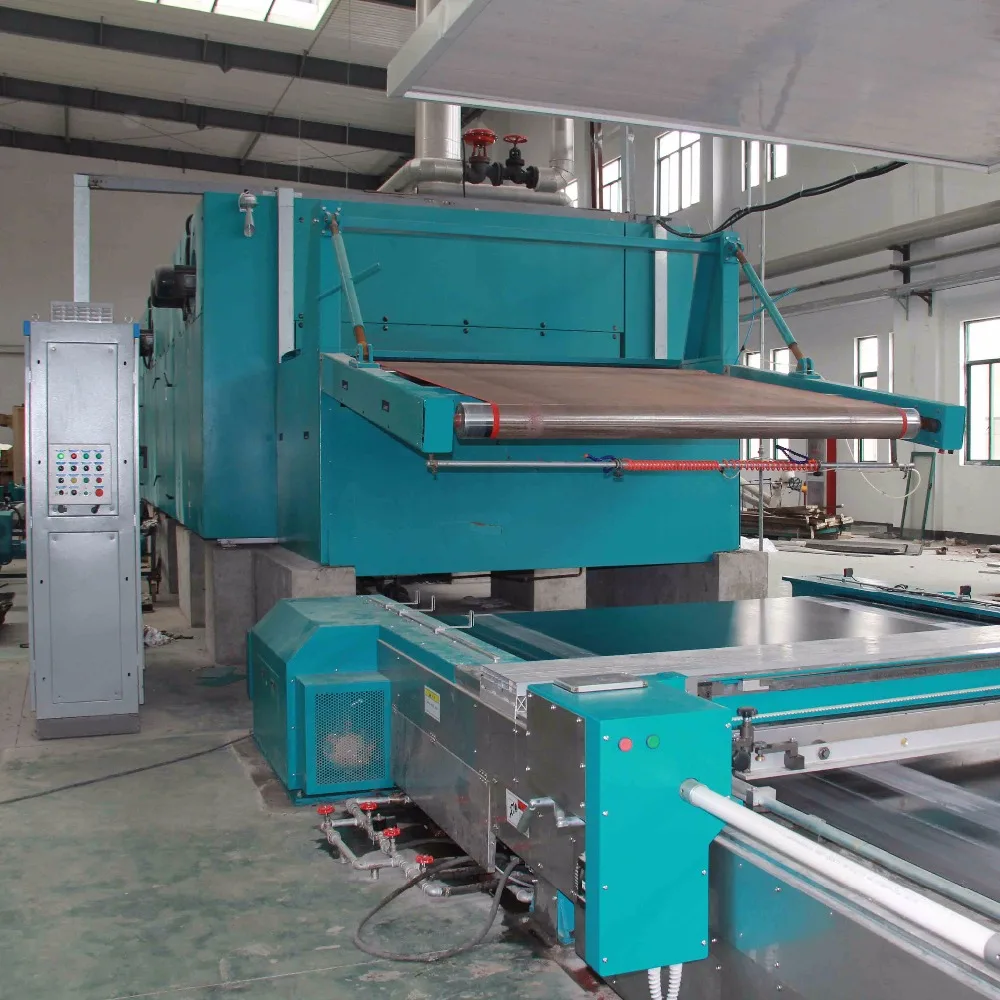 Jumbo textile fabric roll silk screen printing equipment flat bed type