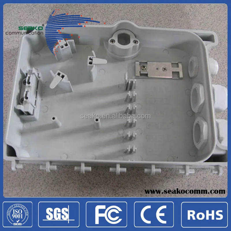 Indoor, Outdoor Fiber Demarcation Closure FTTH compact Terminal Box, SC/LC 8/24 cores