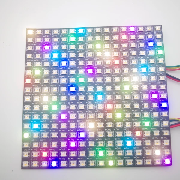 
Silicone coated controllable sk6812 rgbw 4500k led matrix 3000k panel 