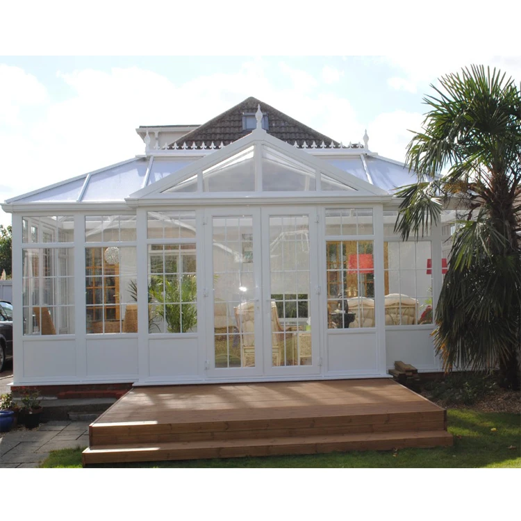 All Season Aluminum  Portable Sunroom House Custom Garden Outdoor Glass Room  Winter Garden Sunroom