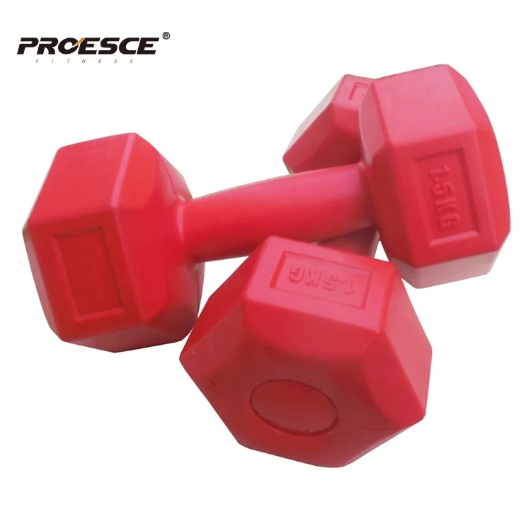 Cheap Cement Hexagon Dumbbell For Weight Lifting