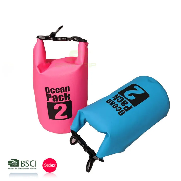 Hot selling 2L 10L 20L Water Sports Equipment Wholesale, Outdoor Sports Goods PVC Tarpaulin Dry Bag Water Sports