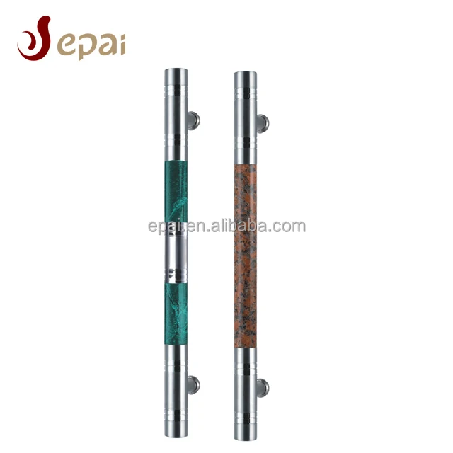 Modern contemporary push stainless steel door pull handle for wooden door