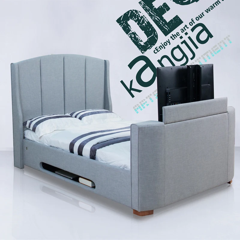 high quality double tv bed frame