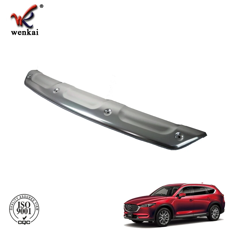 Stainless Steel Front & Rear Bumper Skid Bottom Guard Plate Protector For Mazda CX-8 KG 2018 2019 Car Accessories