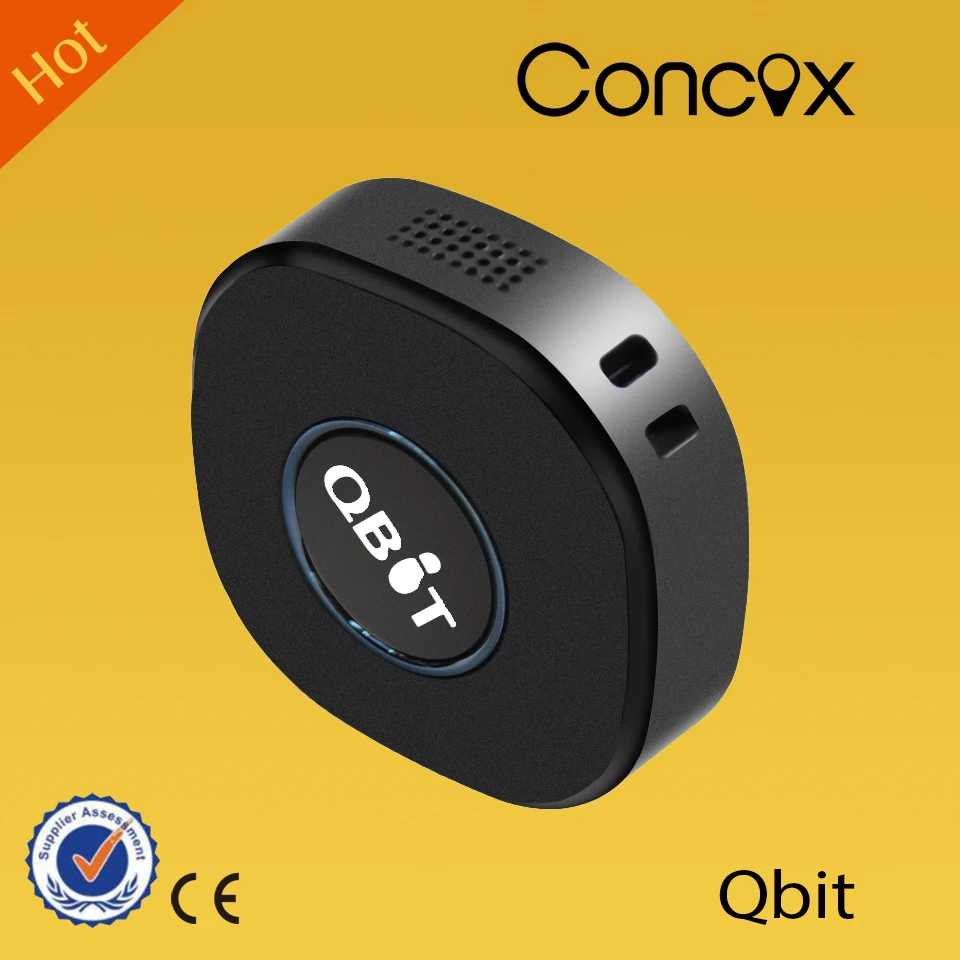  Concox долгий срок службы батареи персональный мини-gps-трекер Qbit для детей и пожилых
