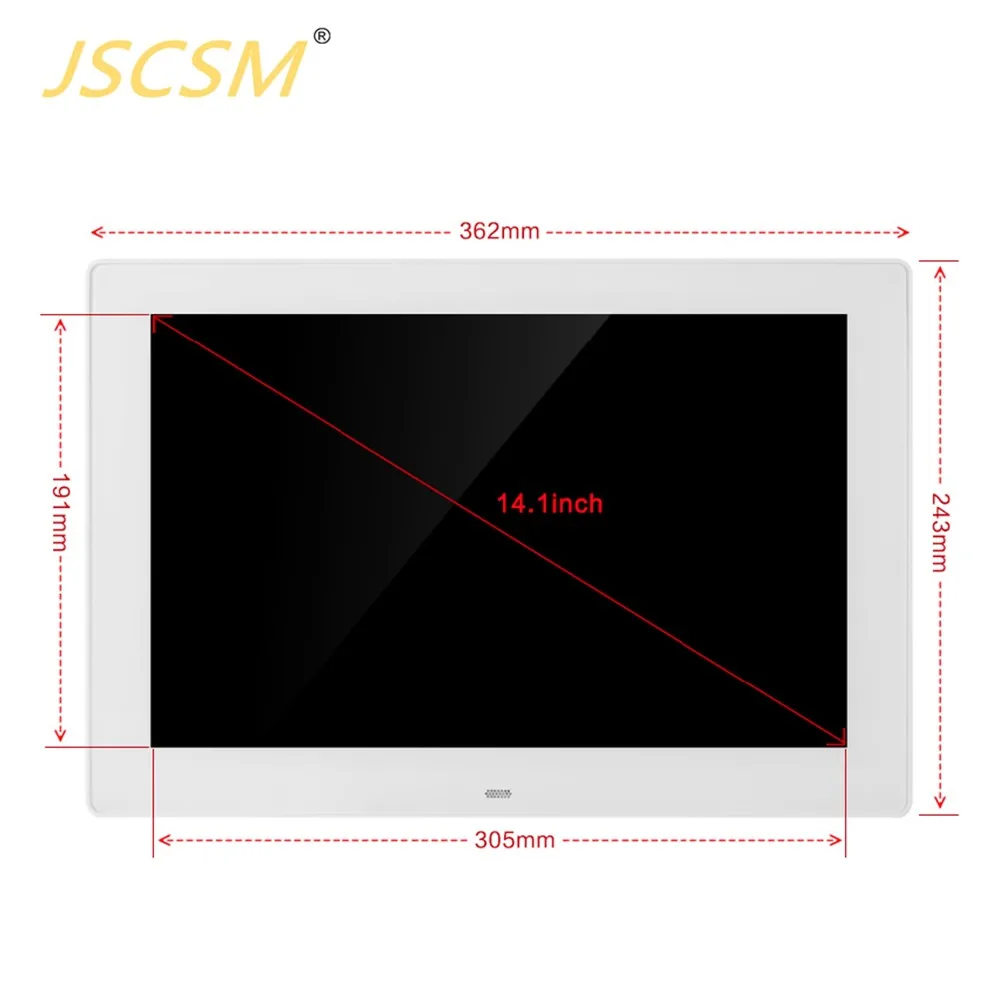 14 1 дюймов HD фотографии и видео плеер Цифровая фоторамка