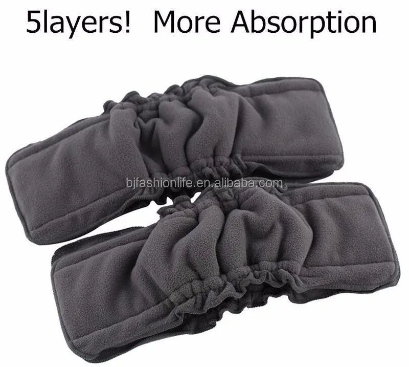 EASYMOM Organic Bamboo Charcoal Cloth Diaper Insert Washable and Affordable Essential for Baby Care OEM accept