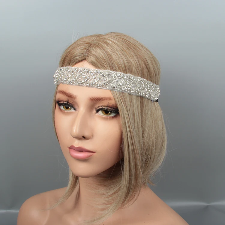 Feather fascinator headband christmas party wedding headdress