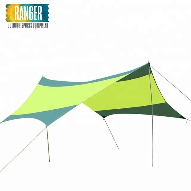 Hot Selling Waterproof Sun Shelter Camping Tarp