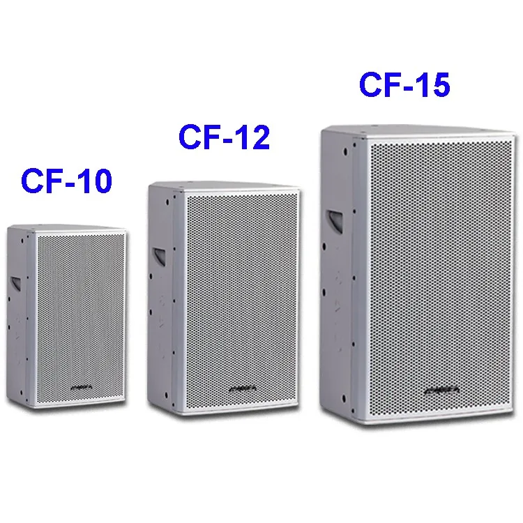 15 inch 500 watt  two way full range outdoor sound speaker