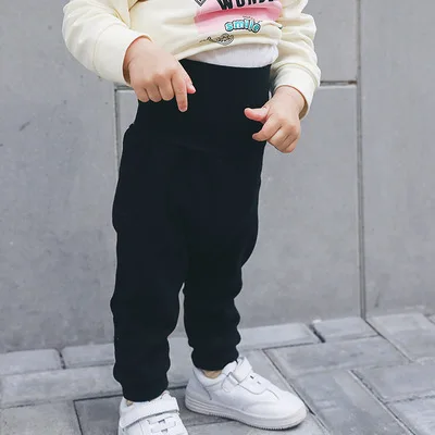 
Q2-baby Solid Colored Infants Long Leggings Plain Cotton Baby Girl Clothes Pants 