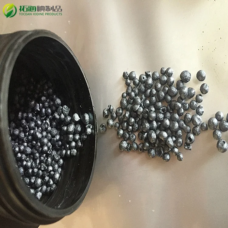 
raw materials prilled iodine crystal 99.8% pharmaceuticals widely used raw materials prilled iodine pharmaceuticals widely used