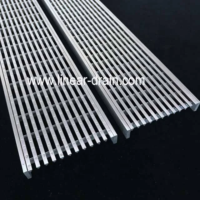 concrete industrial trench drain heelsafe grating in stainless steel