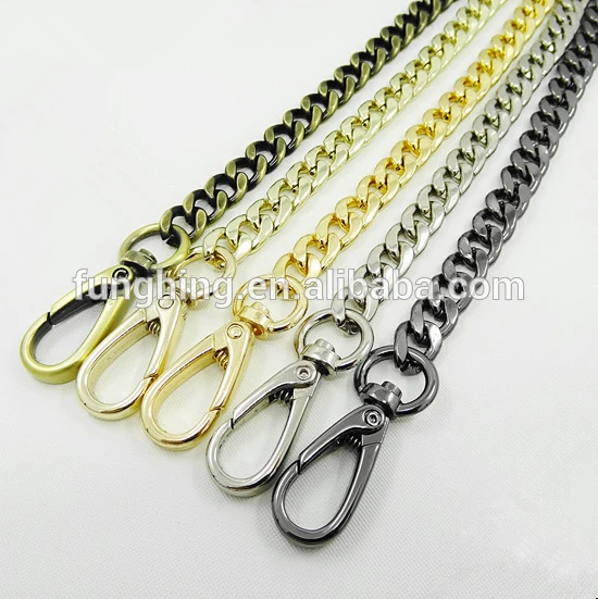 Custom Wholesales Metal handbag chain for purse chain bag chain
