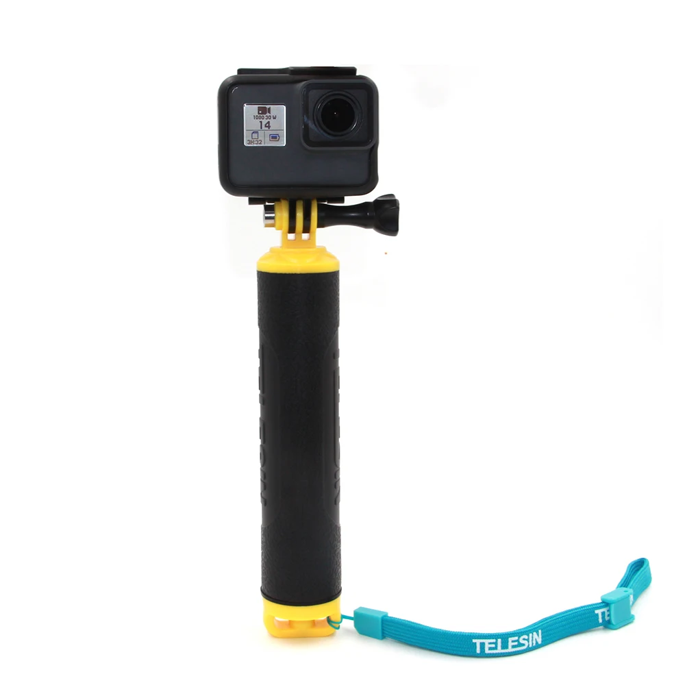 Hot Go Pro accessories waterproof floating bobber with texture rubber handle grip for Go Pro cameras