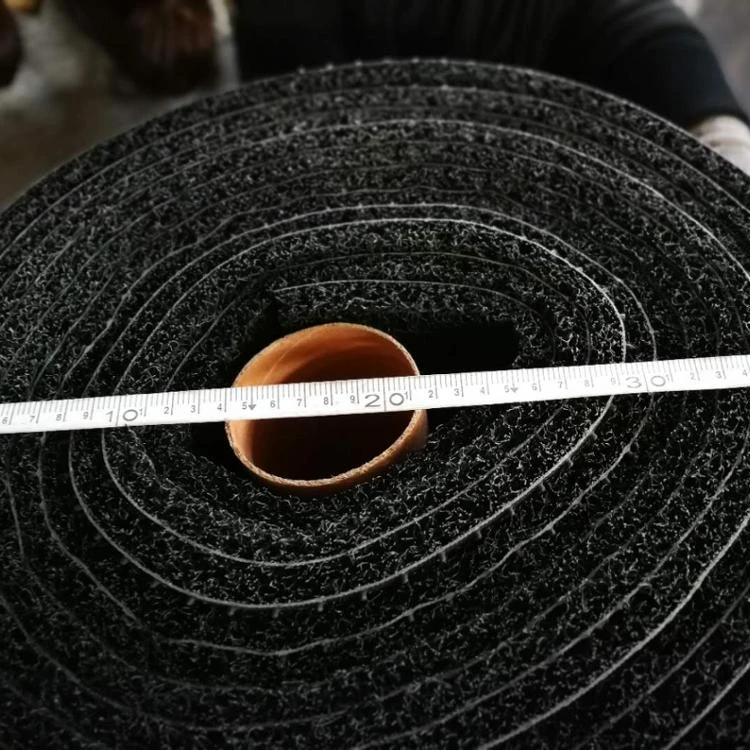 Cushion PVC Coil Mat Carpet With Spike Backing