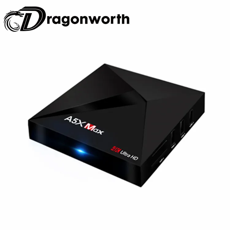 A5X MAX RK3328 android телеприставки Android 8 1 г 4G 16 умные телевизоры коробка с беспроводной клавиатурой и мышью