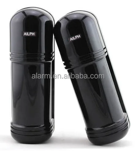 Outdoor ALEF laser dual infrared beam alarm detector wireless