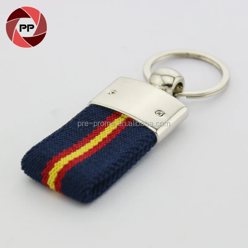 Factory wholesale custom metal flag souvenir keychain