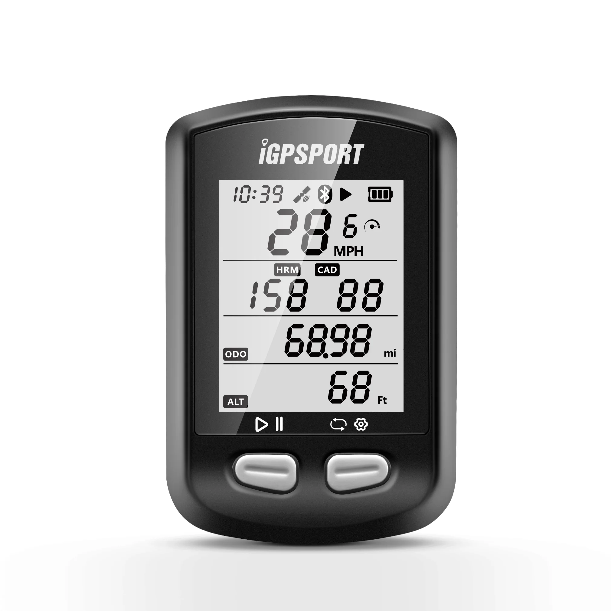 
Hot sales 10 Function Wireless Waterproof IPX6 GPS Cycling Strava Bike Computer 