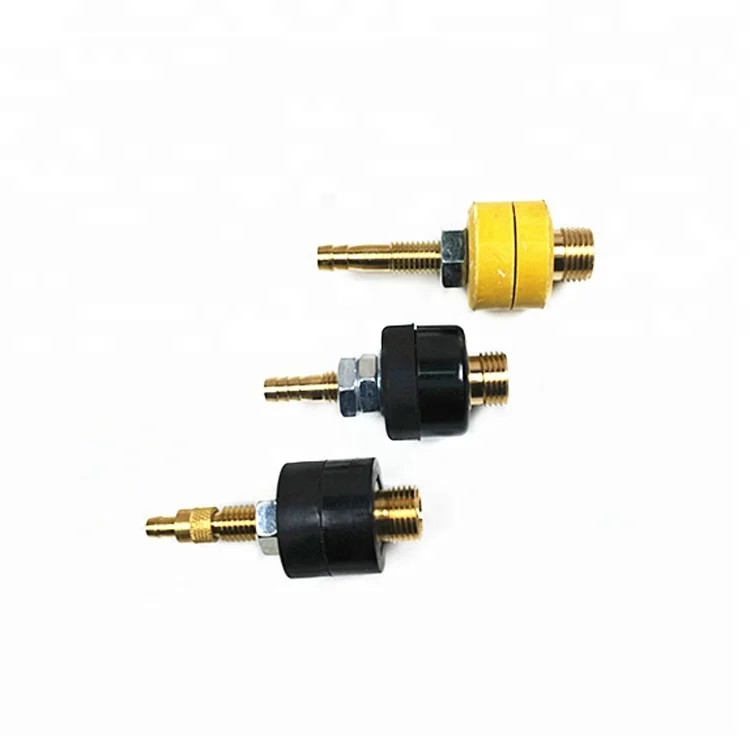 China Argon Arc Gas-Electric welded socket cable connectors plug for OTC welding torch