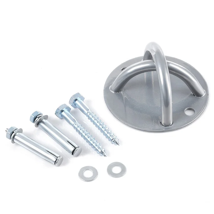 Steel Mount Anchor Bracket Hook Wall & Ceiling Sling Suspension Fitness Aerial Yoga Swing Hammock