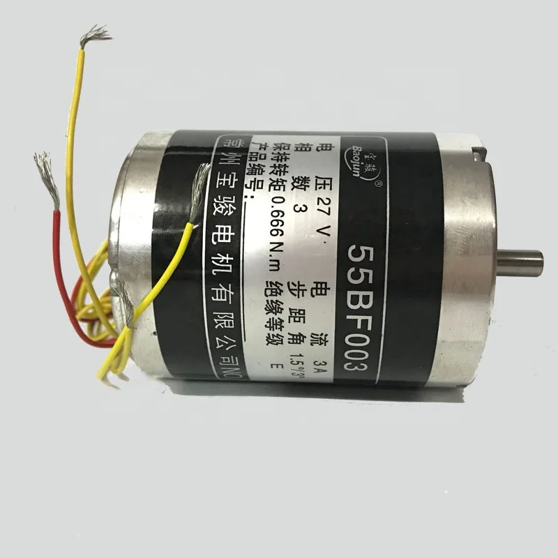 3 Phase WEDM Stepper Motor 55BF003 Single Alxe 27V 3A for CNC Wire Cut Machine