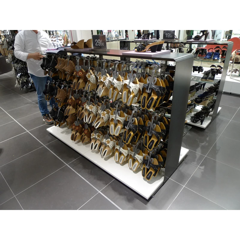 LUX Design Factory Supply Shoes Rack,Shoes Shop Equipment,Display Counter For Exclusive Shop