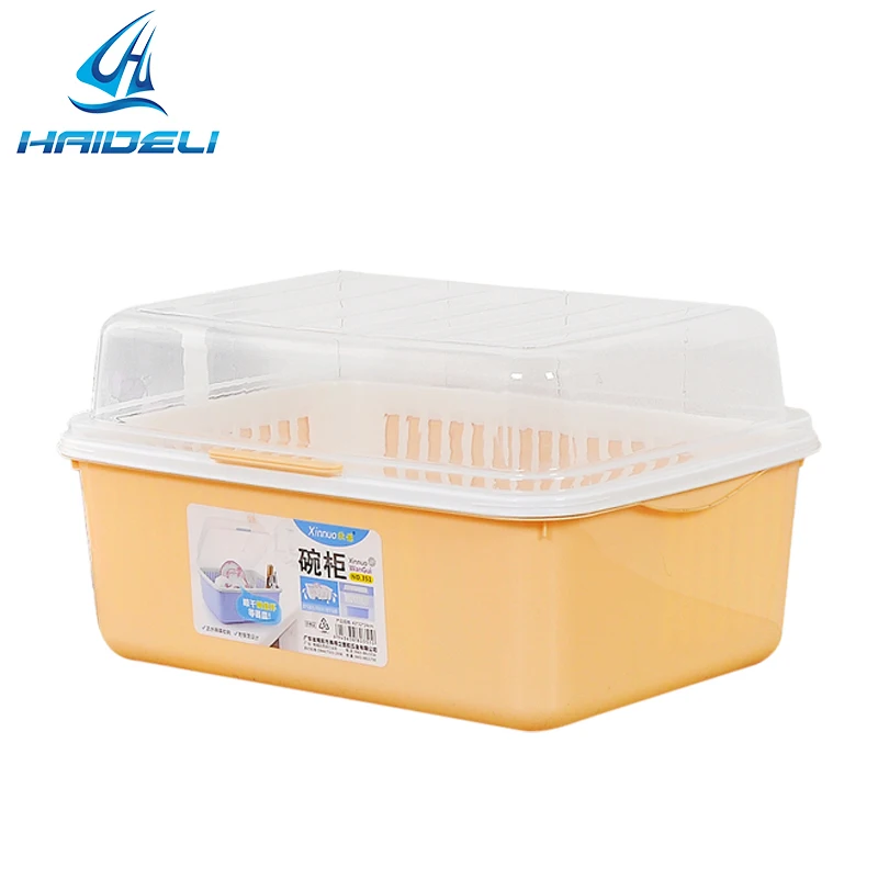 kitchen tableware case plastic small kitchen bowl cupboard with lid