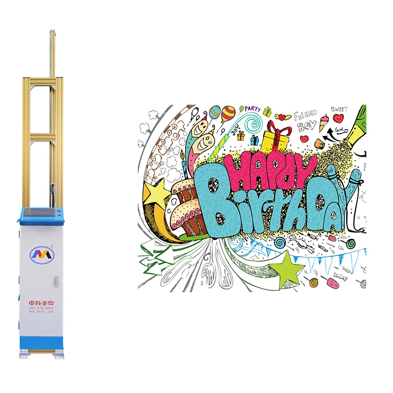 Indoor Outdoor 3D DIY Wall Paper Printer Direct to Wall 3D UV Printing Machine Decor Advertise Large Format Mural