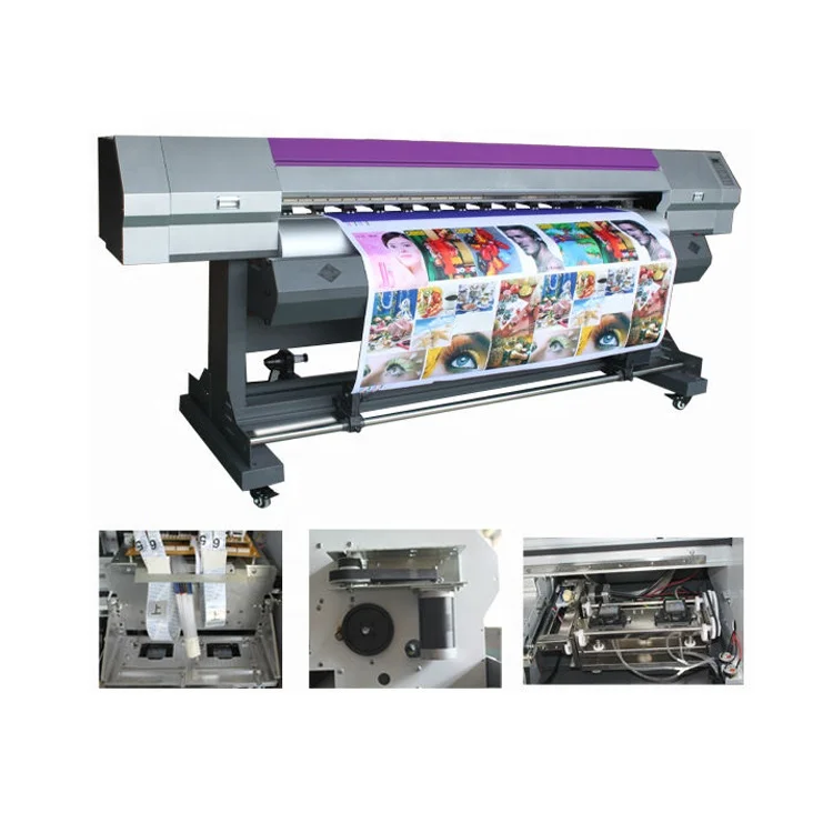 Guangzhou DX11 Digital Flex Banner Printing Machine Xp600 Eco Solvent Printer 1.8m Yinghe