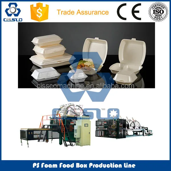Disposable plate making machine for fast food packaging