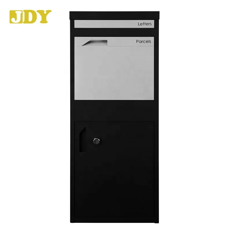 Сверхбольшой вход спереди или сзади встраиваемый забор противокражный безопасный курьерский ящик для писем почтовый ящик для посылок доставка писем
