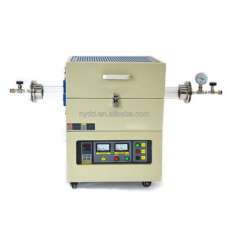 1700 Deg. Horizontal Vacuum Tube Furnace Used For Laboratory Pyrolysis