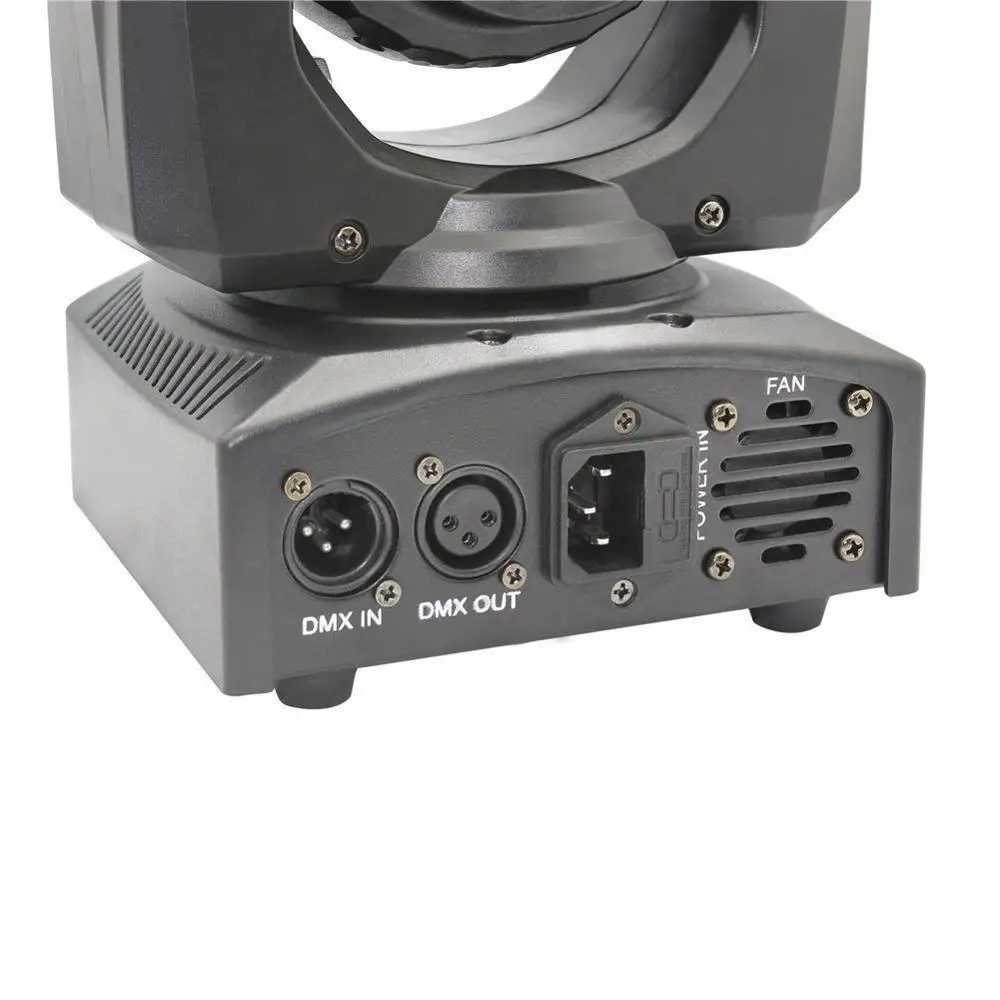 80W Double Sides RGBW Spot 4LED Moving Head Stage Light DMX512 DJ Party Lighting