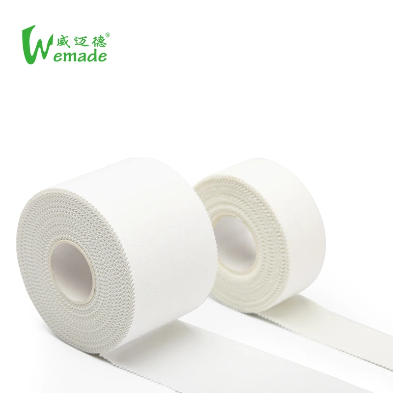 
 Белая спортивная лента, Спортивная хлопковая лента 38 мм x 13,7 м (Одобрено CE/сертификаты/TUV)  