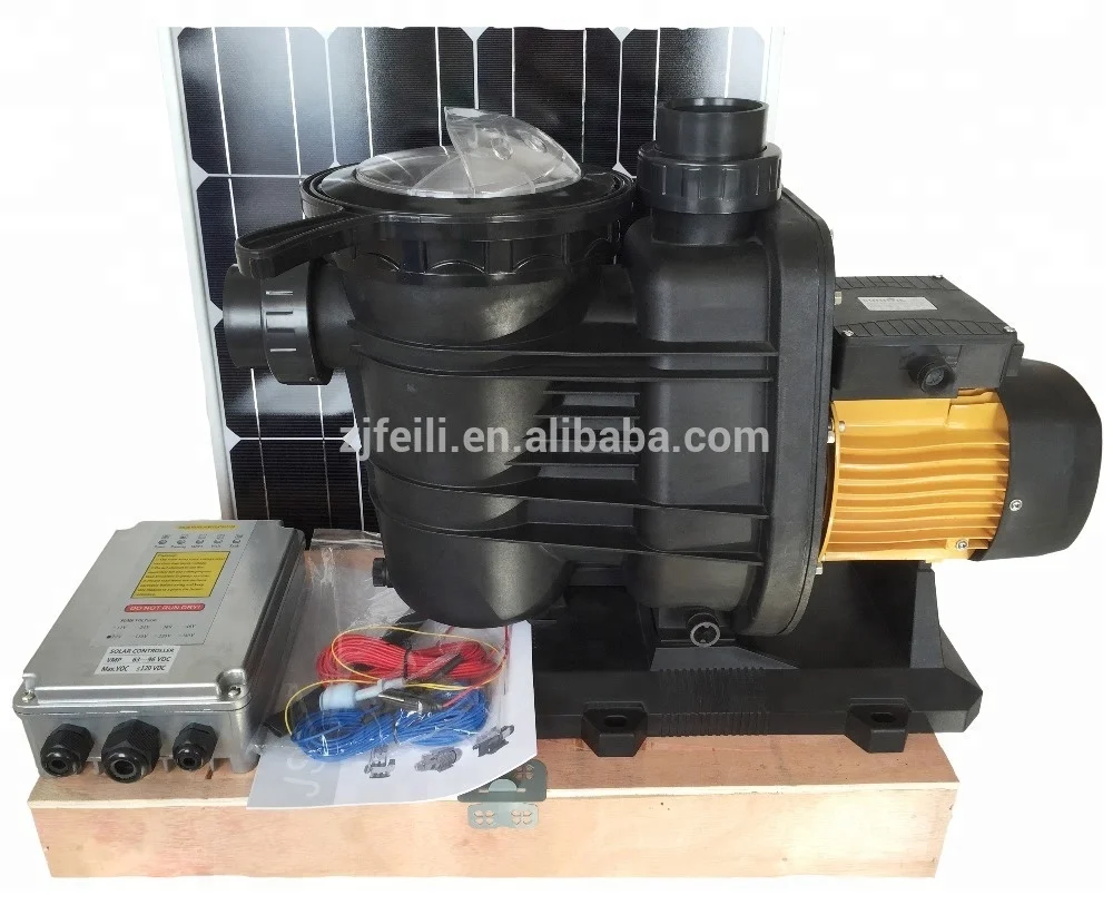 solar powered water pump for swimming pool slide
