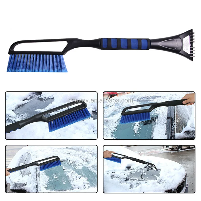 
HONVEY Multi-functional EVA Foam Long-handled Snow Brush Winter Snow Shovel Ice Scraper 