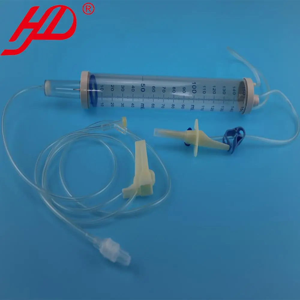 Sterile burette type infusion set for single use