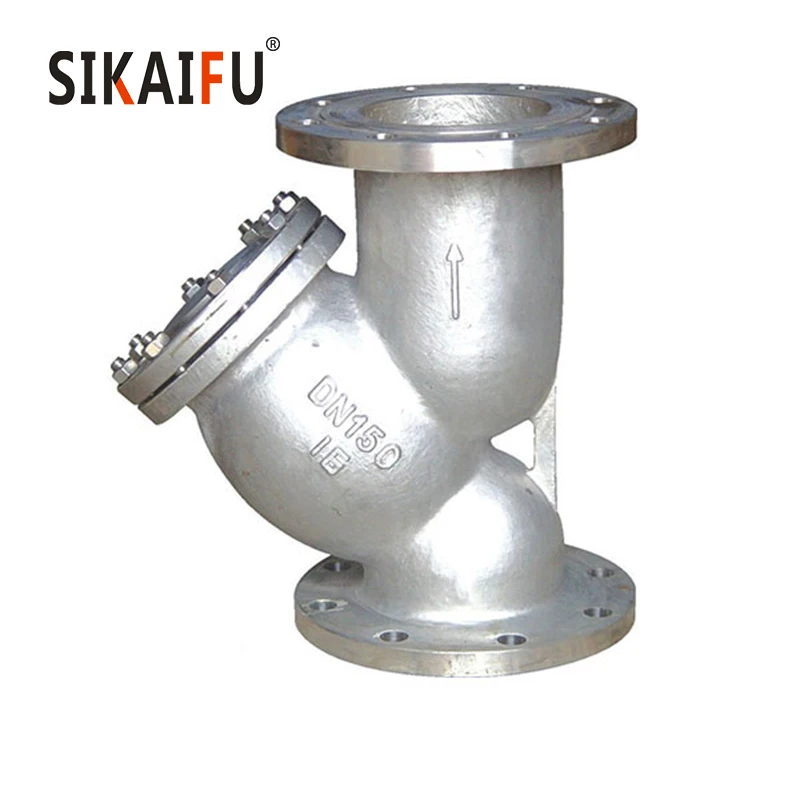 Factory Supply Stainless Steel Hardware CF8 Y-Strainer Flange Connection