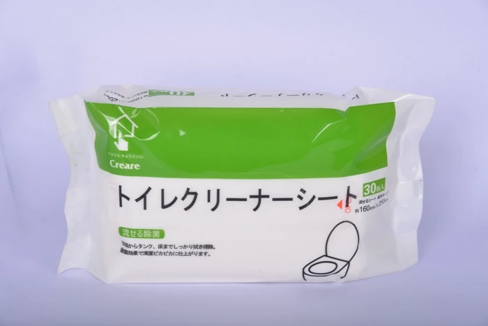 Privete label eco-friendly anti-bacterial bathroom and toilet seat wet wipes