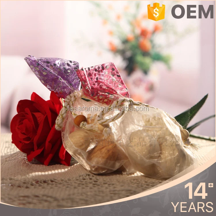 
Home Designs Long-Lasting Fresh Air Product Mango Wood Clothes Scent Sachet Bag, Lavender Perfume Sachet 