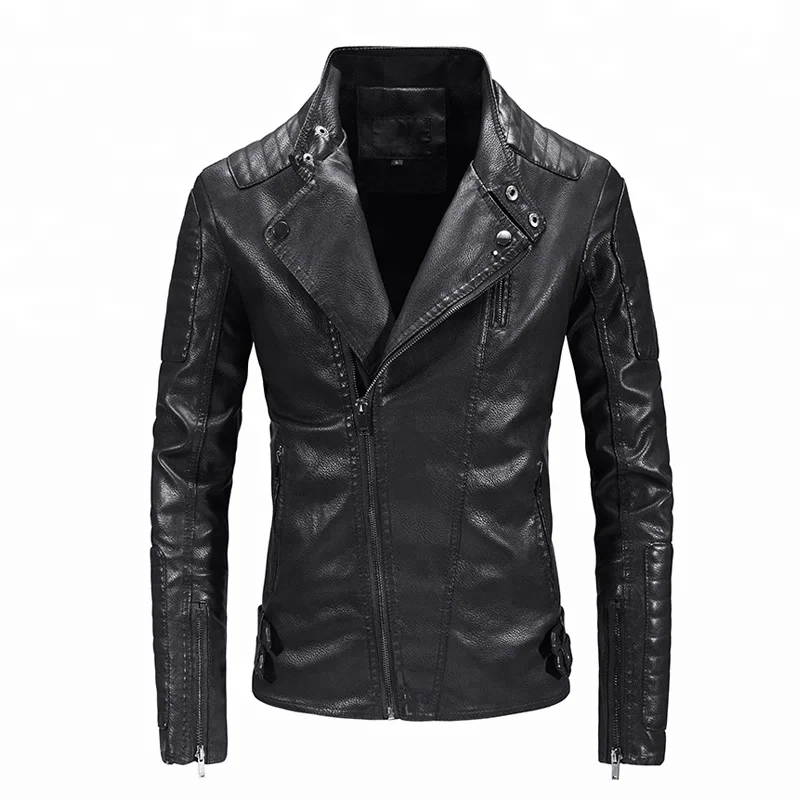 Manufacturers Wholesale Motorcycle Racing Faux Men Leather Jakets